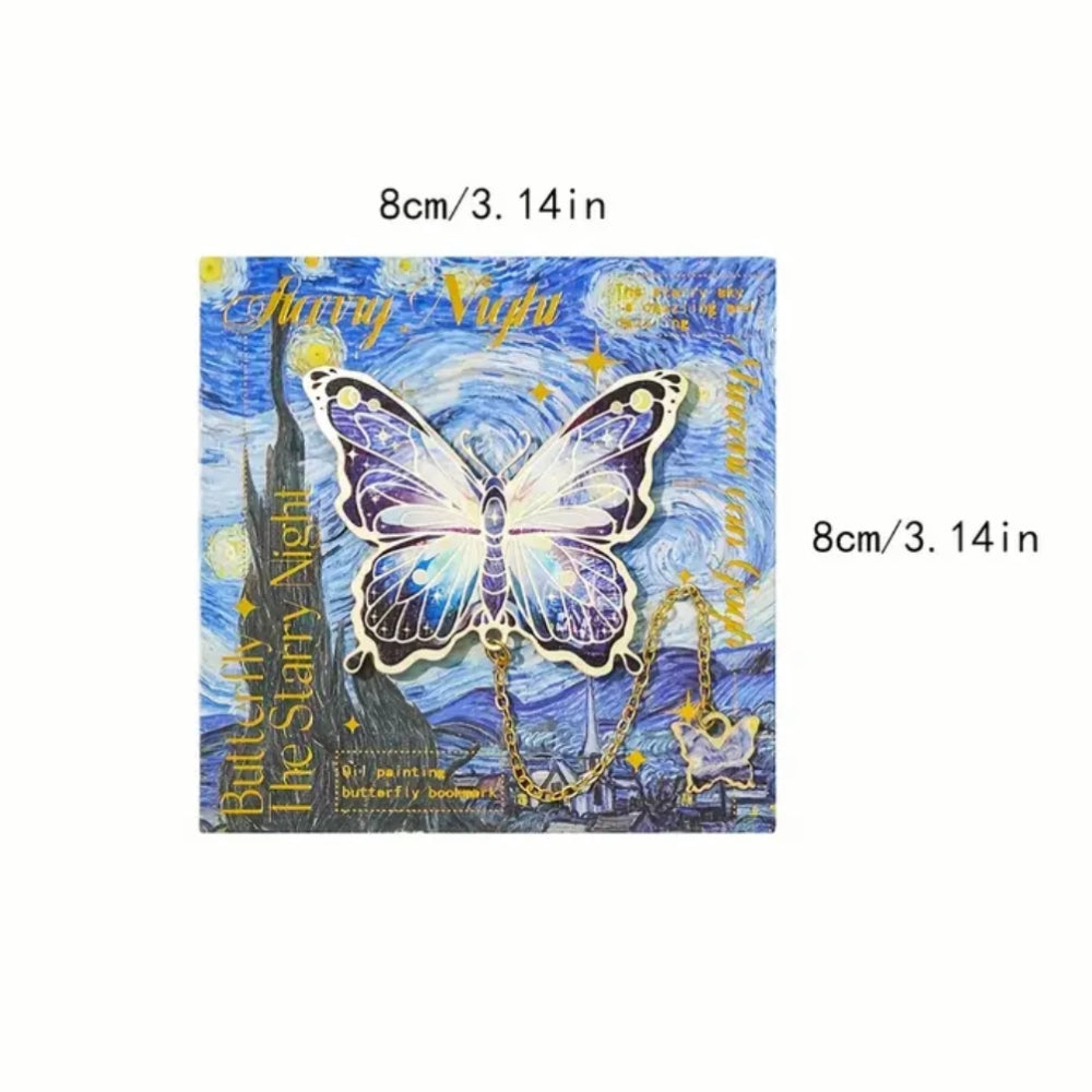 Bookmark (Van Gogh Collection) - The Starry Night (BUTTERFLY)