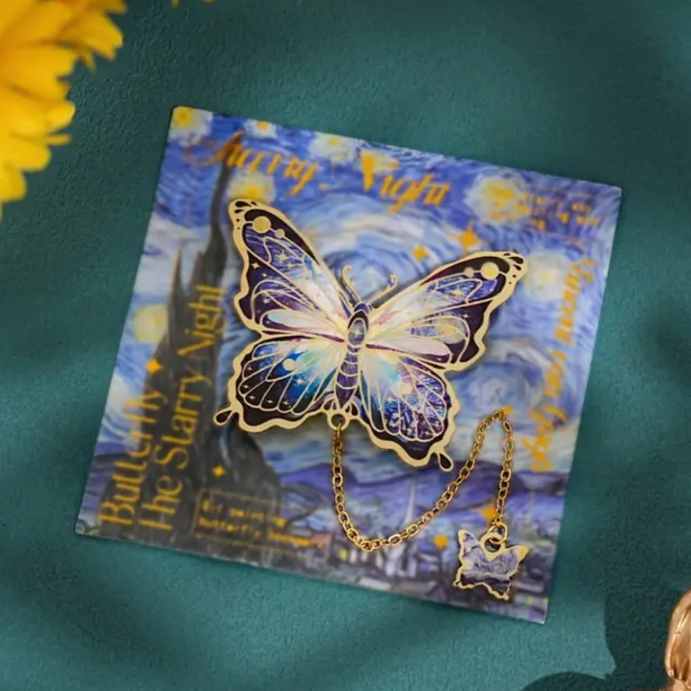 Bookmark (Van Gogh Collection) - The Starry Night (BUTTERFLY)