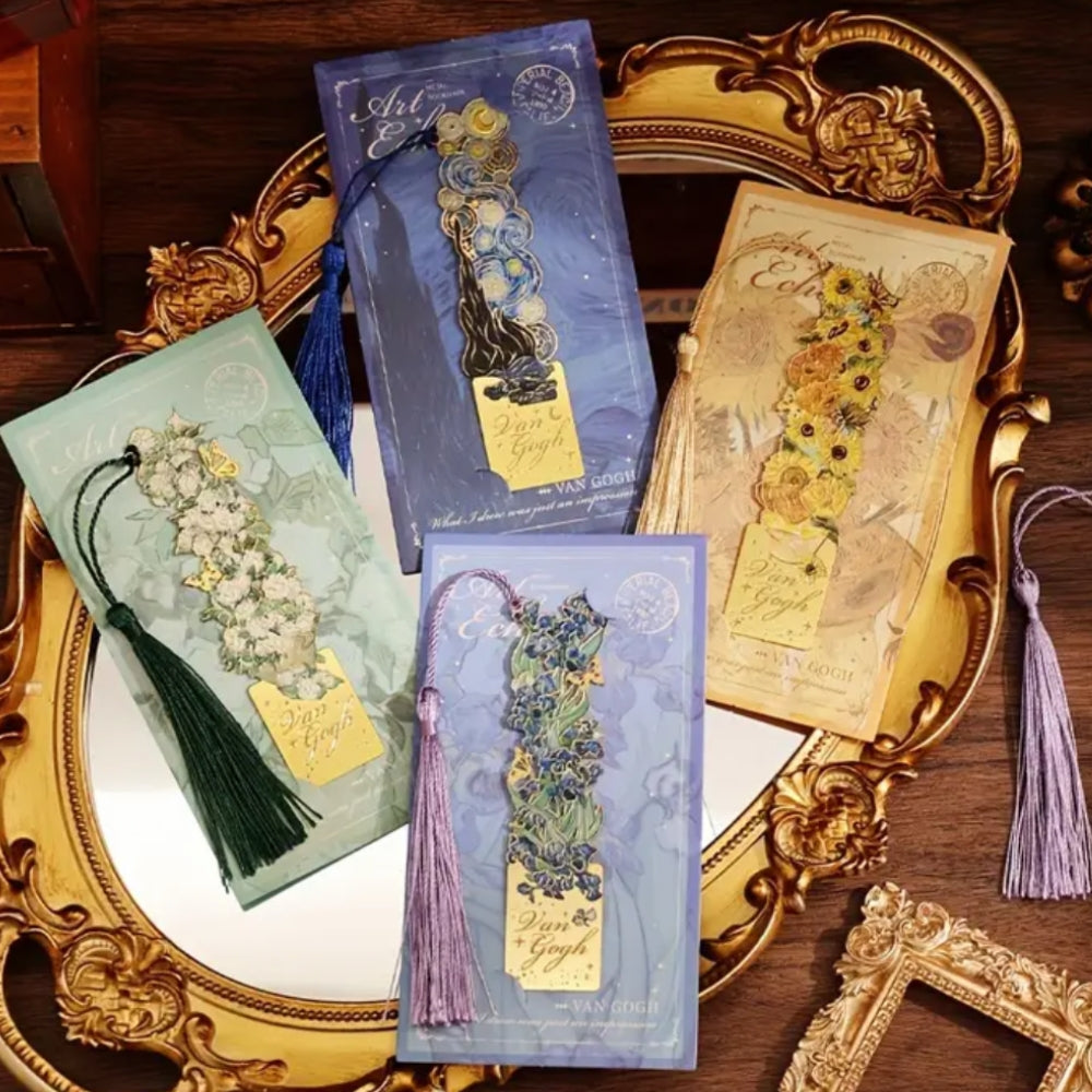 Bookmark (Van Gogh Collection) - White Roses