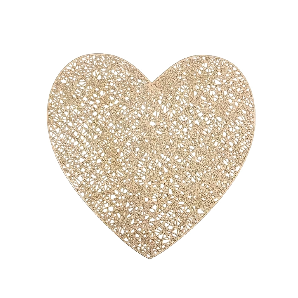 Coaster - Heart Set GOLD