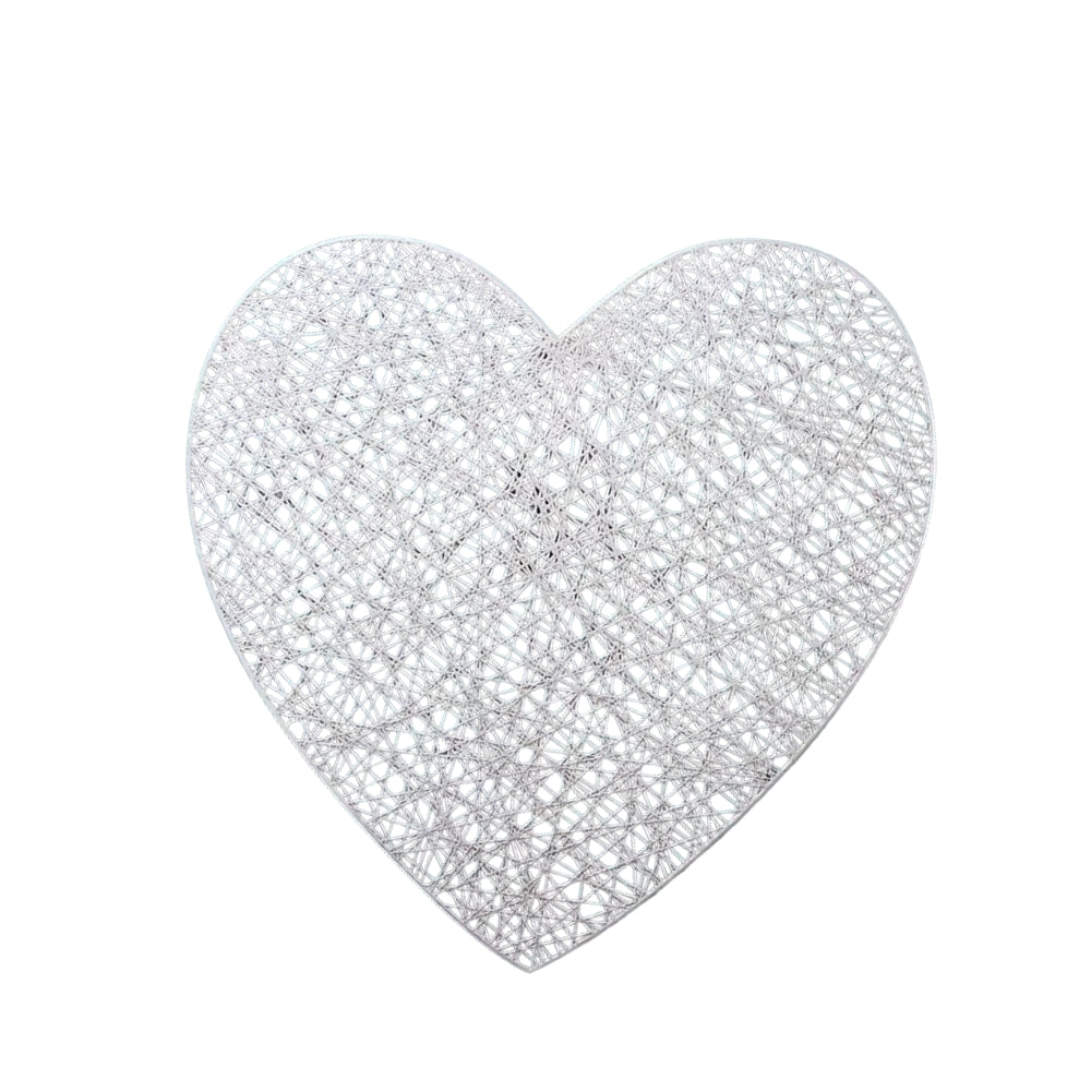 Coaster - Heart Set SILVER