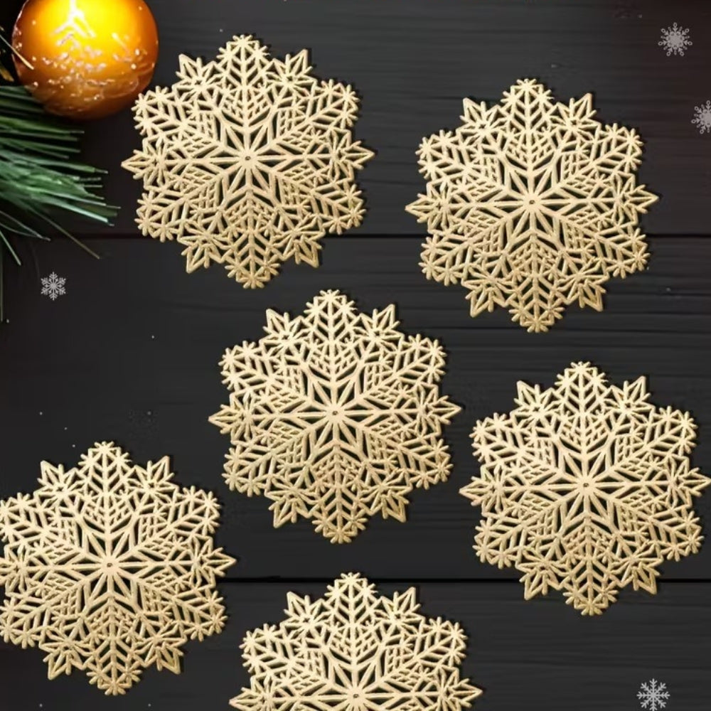 Coaster - Snowflake Set GOLD