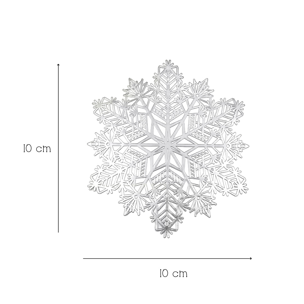 Coaster - Snowflake Set SILVER