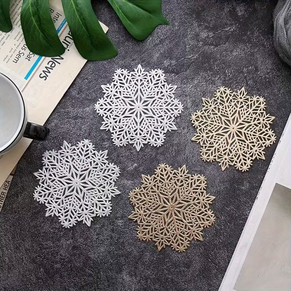 Coaster - Snowflake Set GOLD
