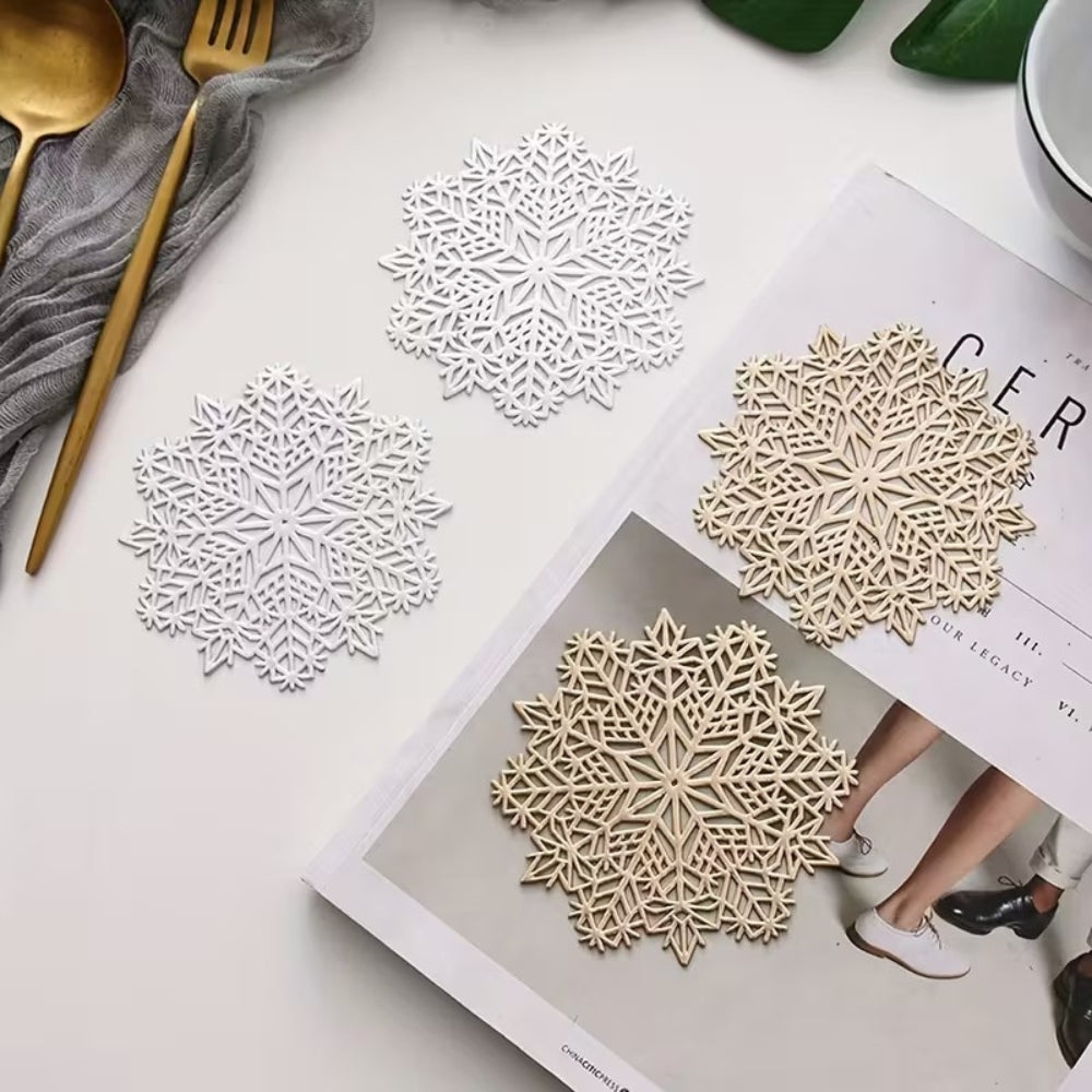 Coaster - Snowflake Set GOLD