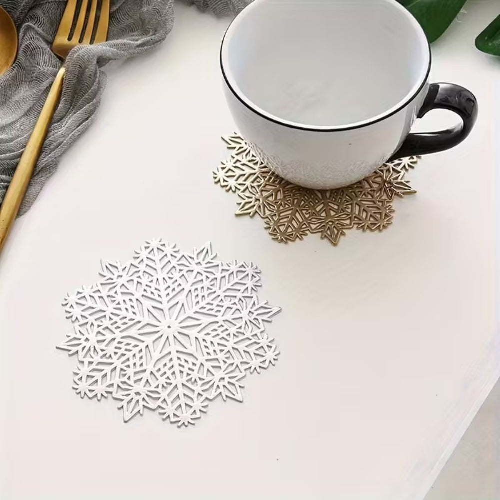 Coaster - Snowflake Set GOLD