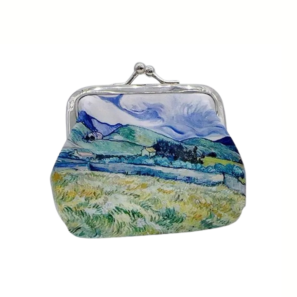 Coin Purse (Van Gogh Collection) - Wheatfield with Cypresses