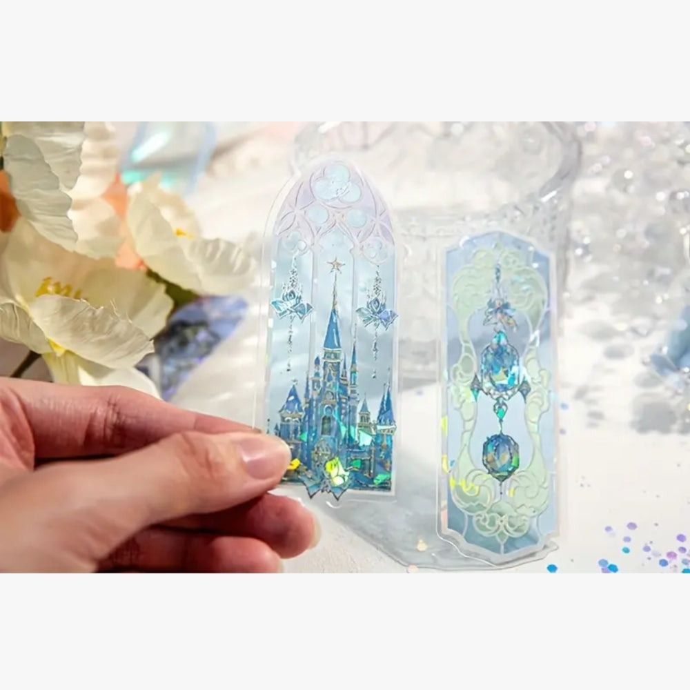 Bookmark (Crystal Collection) - Fantasy Castle (BLUE)
