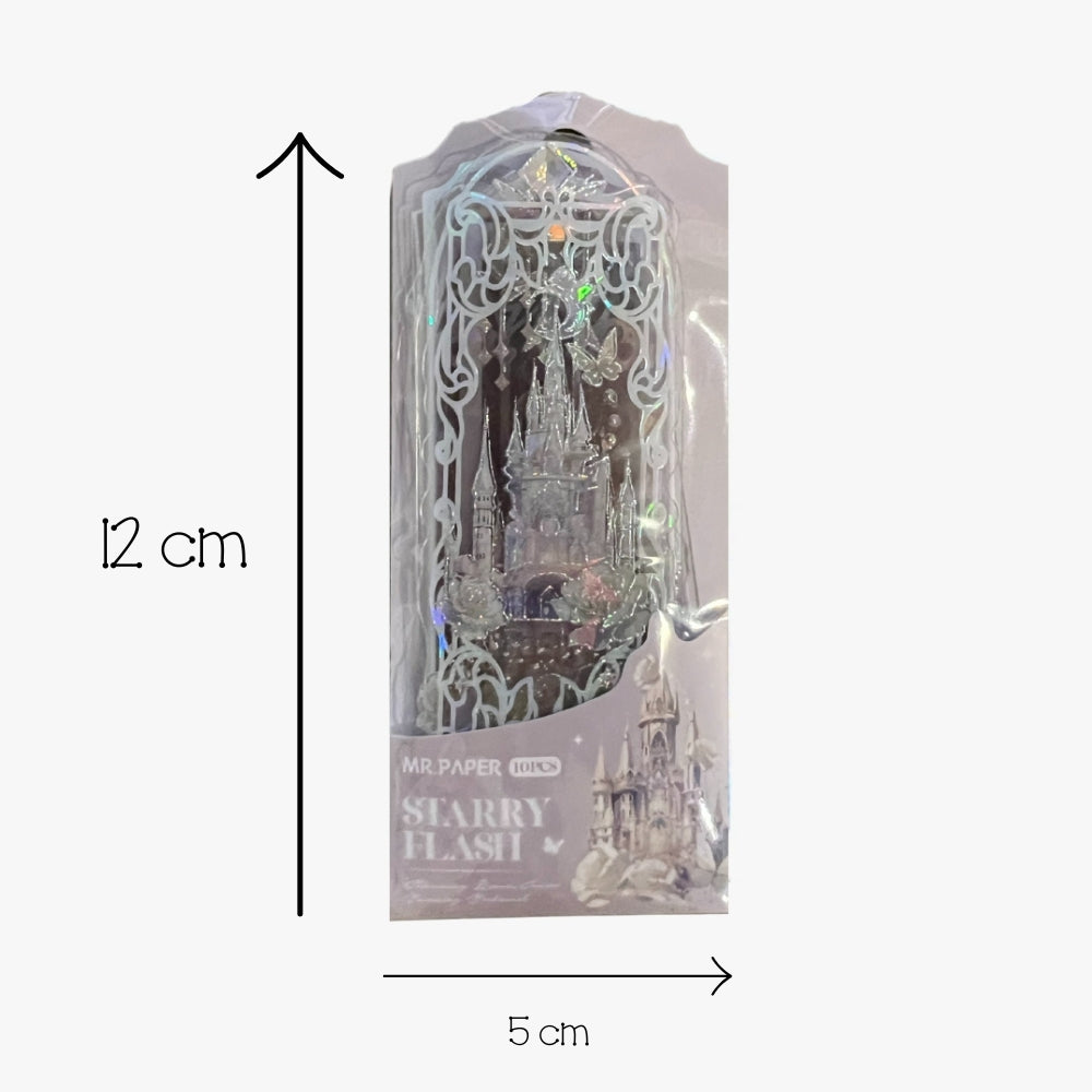 Bookmark (Crystal Collection) - Starry Flash (GREY)