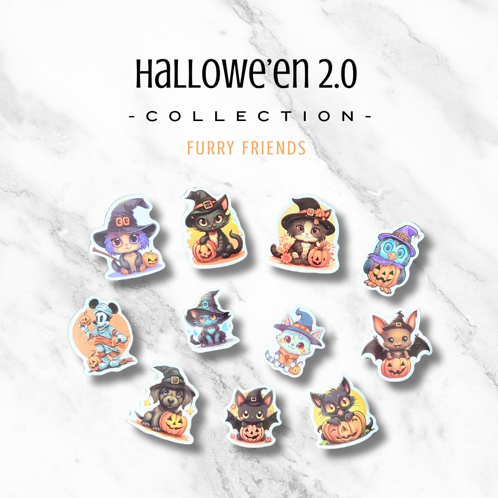 Sticker - Hallowe'en 2.0 (Furry Friends Set)