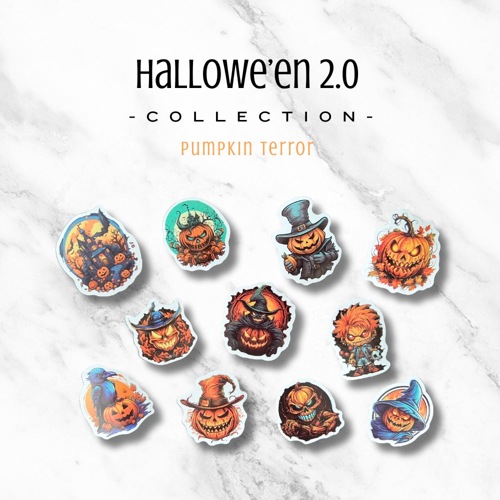 Sticker - Hallowe'en 2.0 (Pumpkin Terror Set)