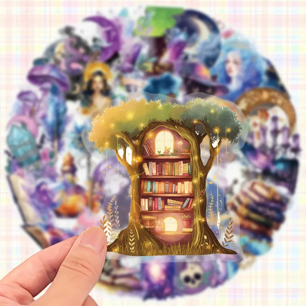 Sticker - Hallowe'en 3.0 - Transparent Series (Books of Spells Set)