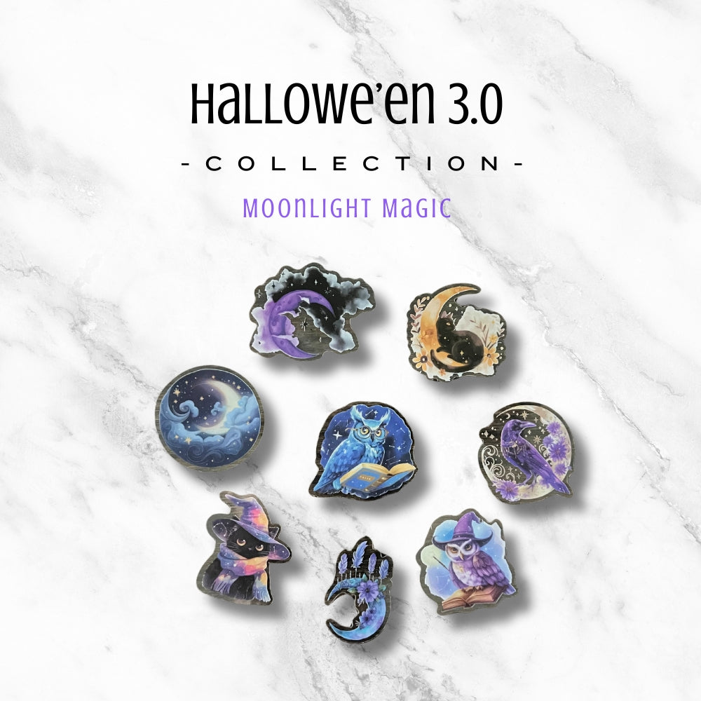 Sticker - Hallowe'en 3.0 - Transparent Series (Moonlight Magic Set)