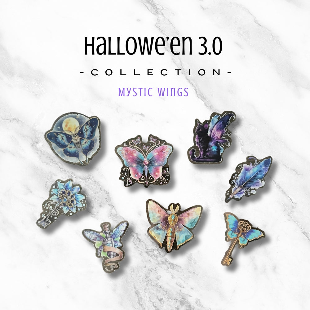 Sticker - Hallowe'en 3.0 - Transparent Series (Mystic Wings Set)