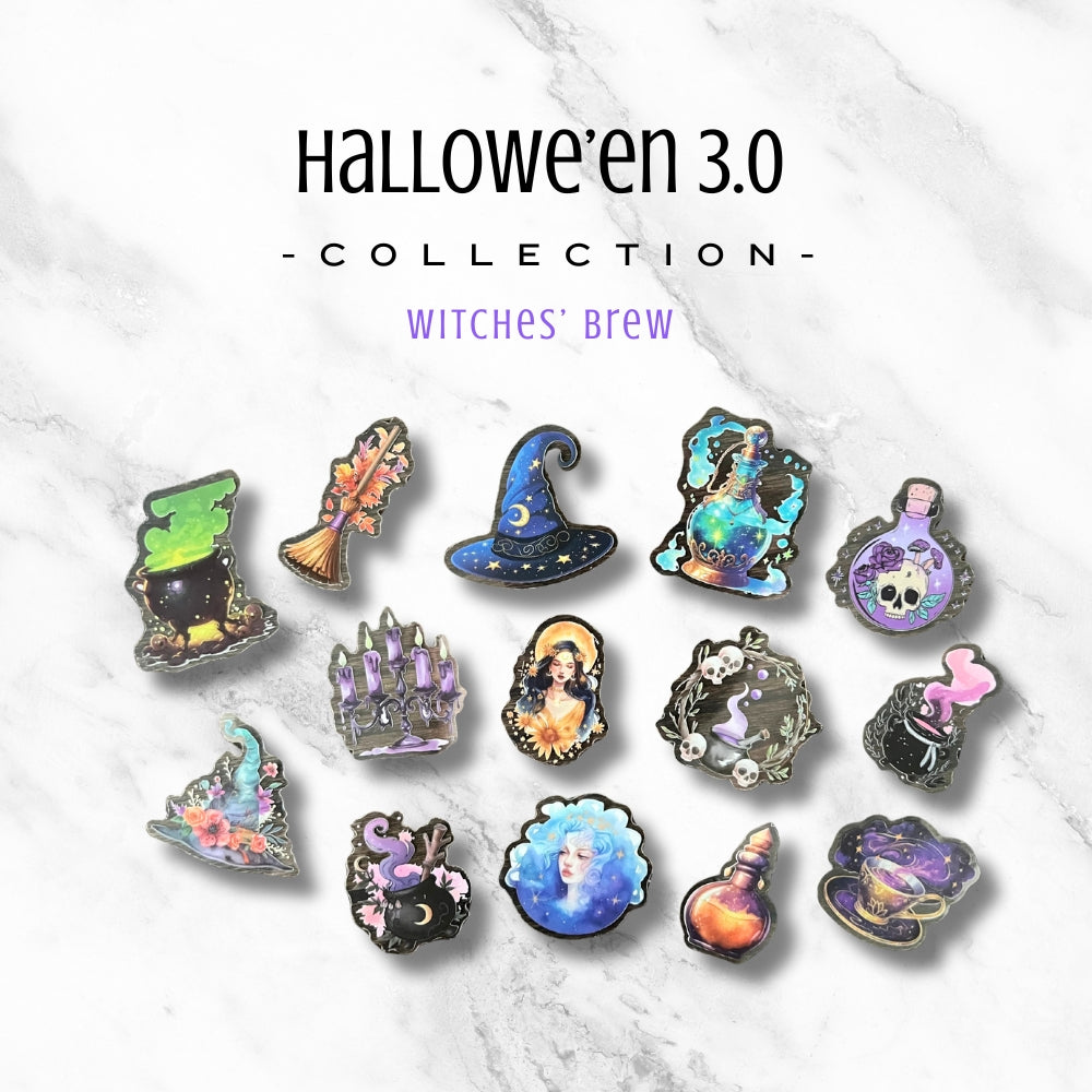 Sticker - Hallowe'en 3.0 - Transparent Series (Witches' Brew Set)