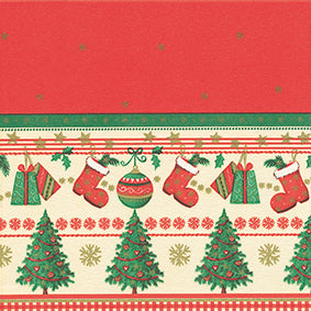 Dinner Napkin (AIRLAID) - Traditional Christmas