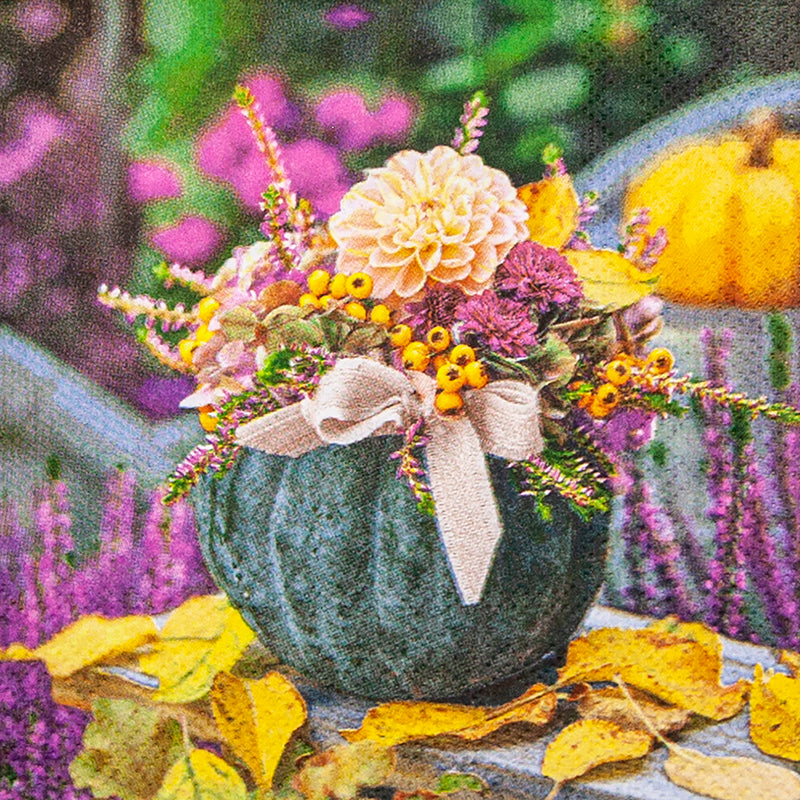 Cocktail Napkin - Pumpkin Arrangement
