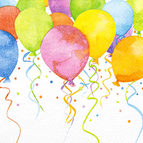 Cocktail Napkin - Balloons