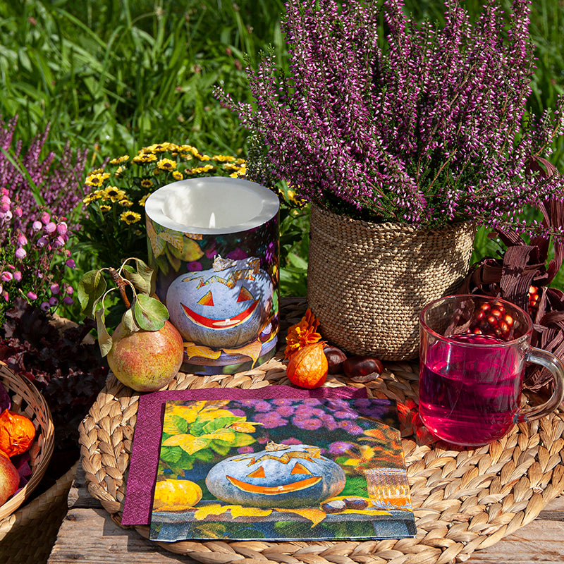 Lunch Napkin - Happy Pumpkin - Image 2