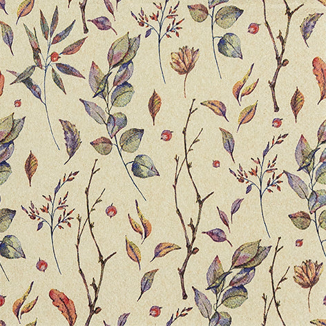 Cocktail Napkin - Coloured Leaves RECYCLED