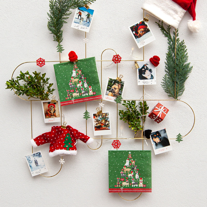 Lunch Napkin - Christmas Dogs - Image 2