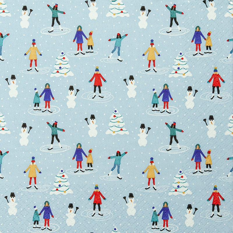 Lunch Napkin - Ice Skating