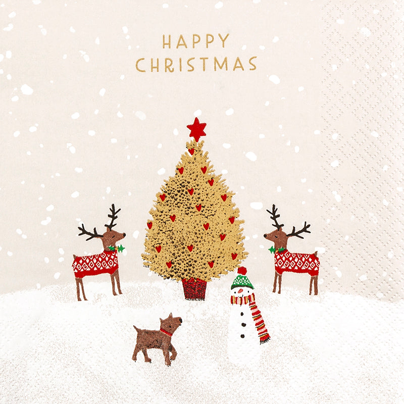 Lunch Napkin - Winter Buddies