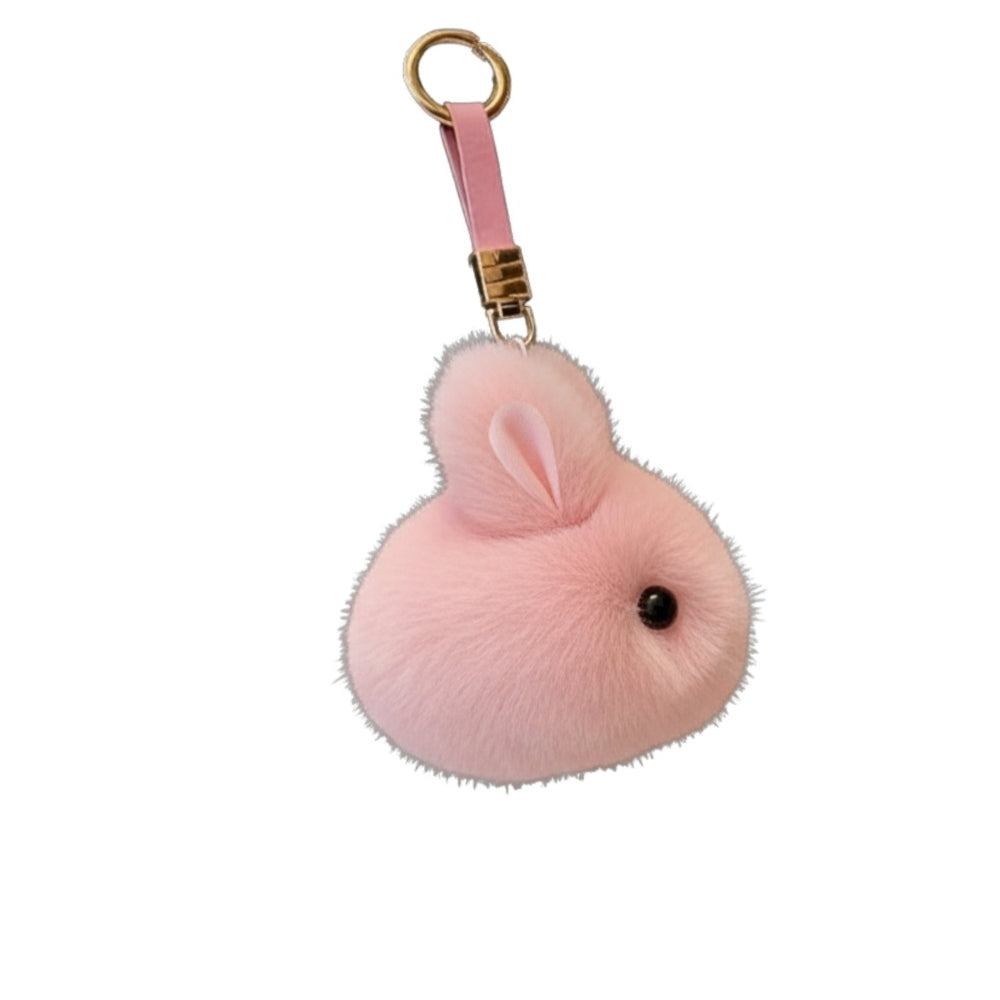 Key Chain - Plush Bunny Charm PINK – Snow's Boutique