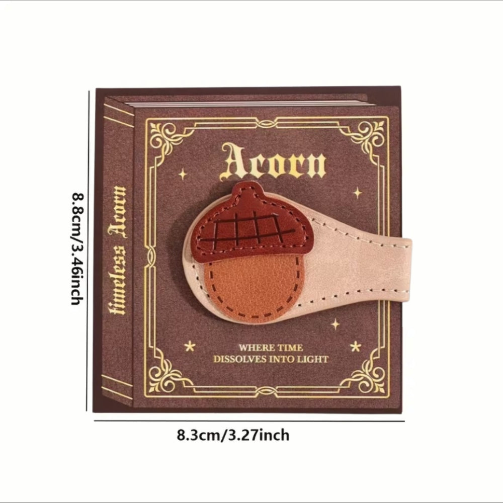 Bookmark (Magnetic) - Leather ACORN