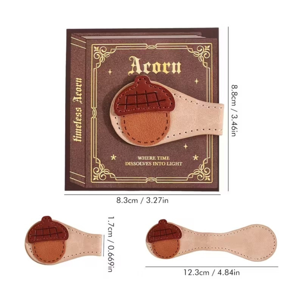 Bookmark (Magnetic) - Leather ACORN