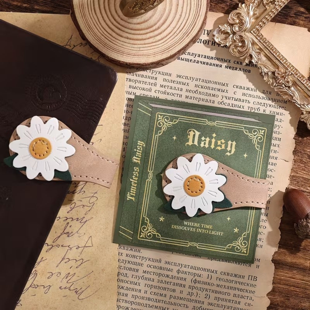 Bookmark (Magnetic) - Leather DAISY