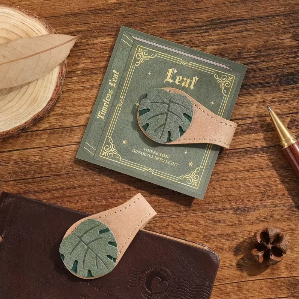 Bookmark (Magnetic) - Leather LEAF