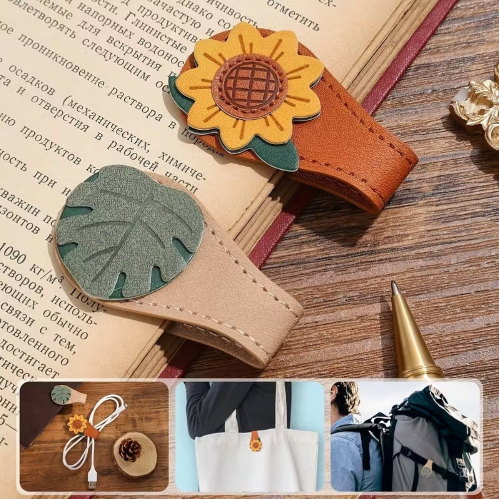 Bookmark (Magnetic) - Leather LEAF