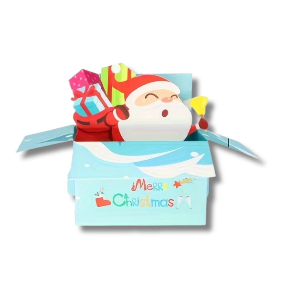 POP-UP 3D Greeting Card (Christmas) - Fun Santa