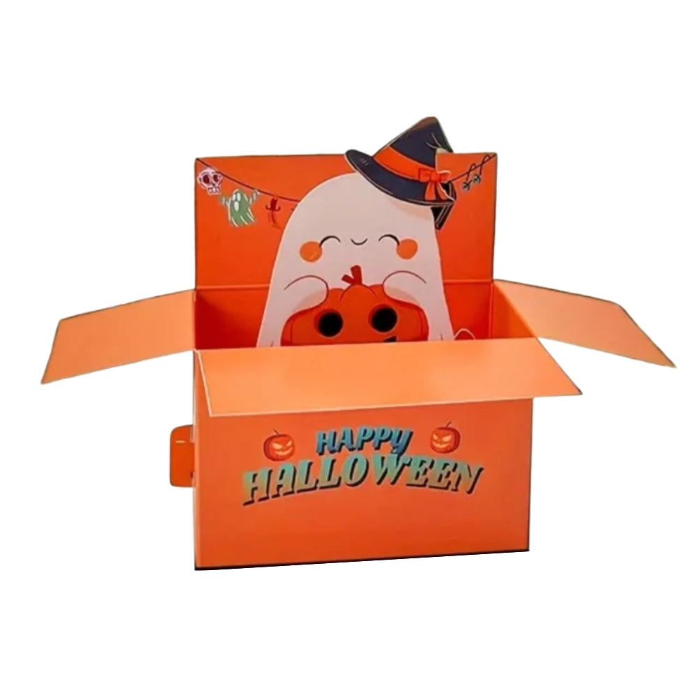 POP-UP 3D Greeting Card (Halloween) - Happy Ghost