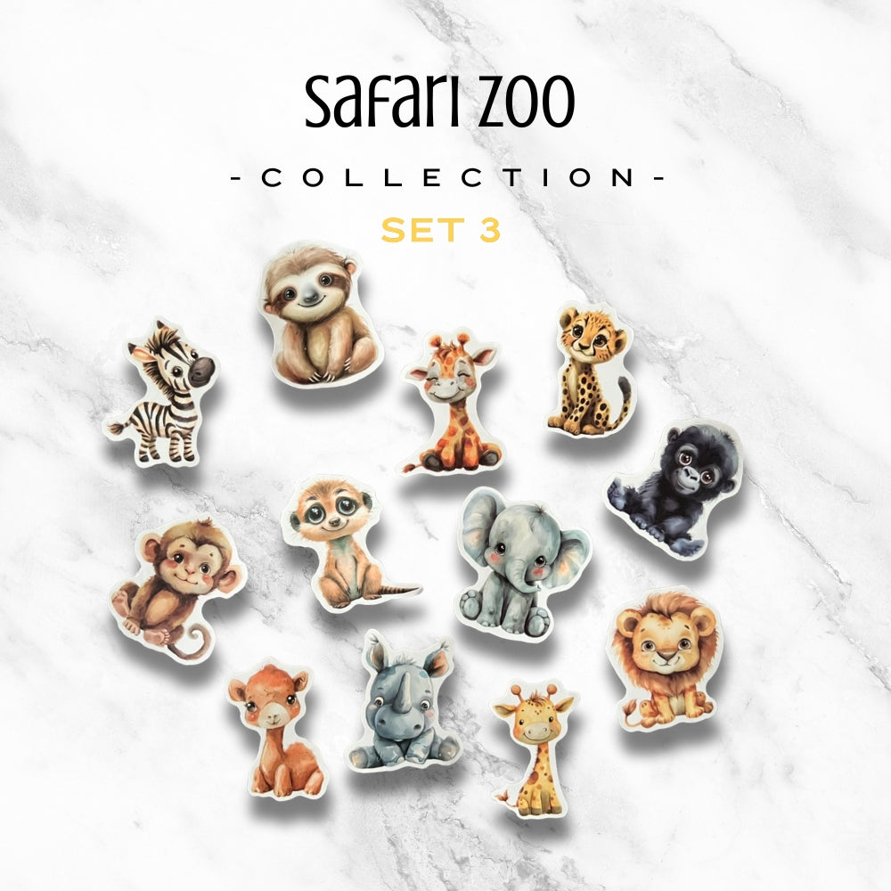 Sticker - Safari Zoo Collection (Set 3)