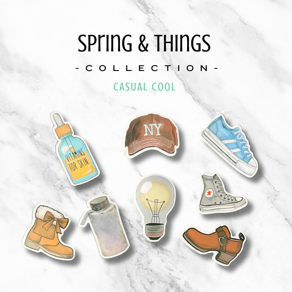 Sticker - Spring & Things Collection (Casual Cool Set)