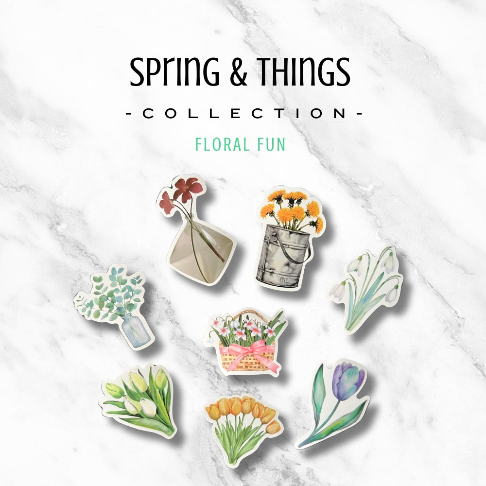 Sticker - Spring & Things Collection (Floral Fun Set)