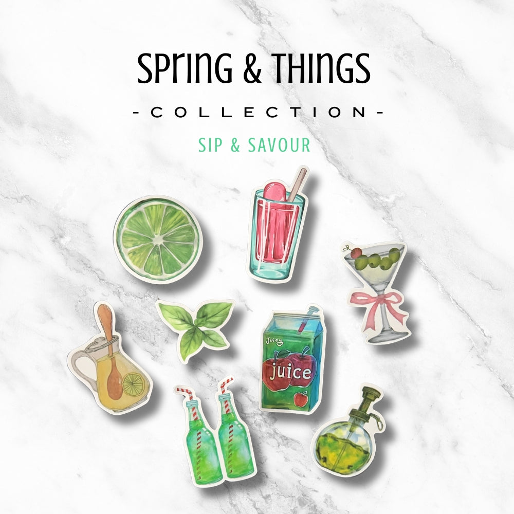 Sticker - Spring & Things Collection (Sip & Savour Set)