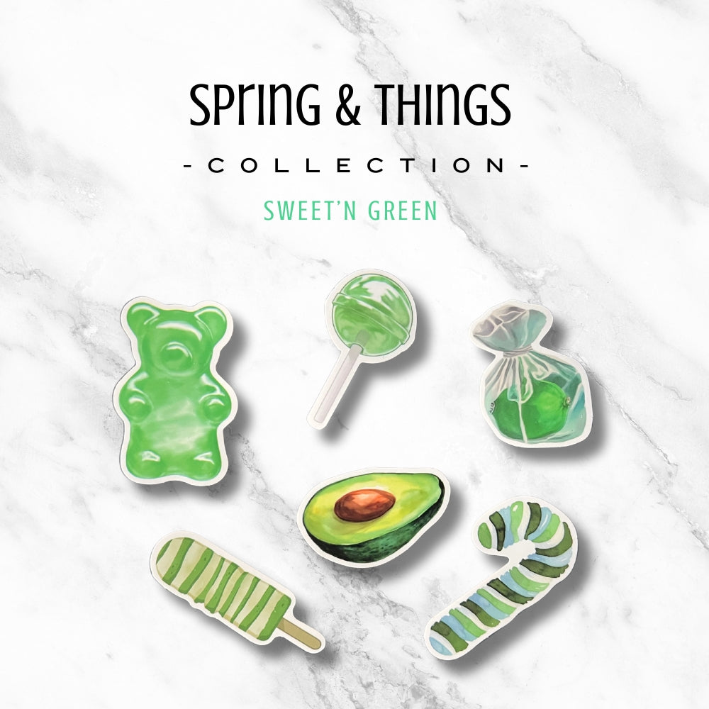 Sticker - Spring & Things Collection (Sweet'n Green Set)