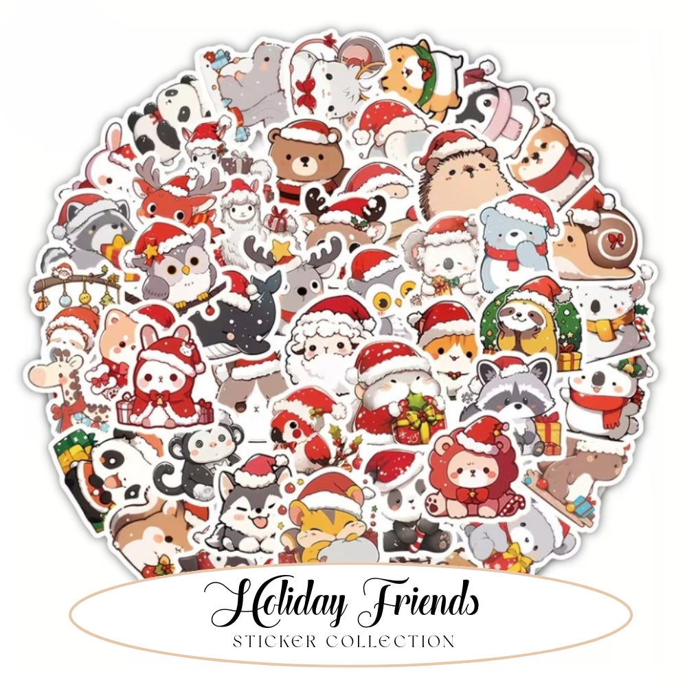 Sticker (Christmas) - Holiday Friends Collection