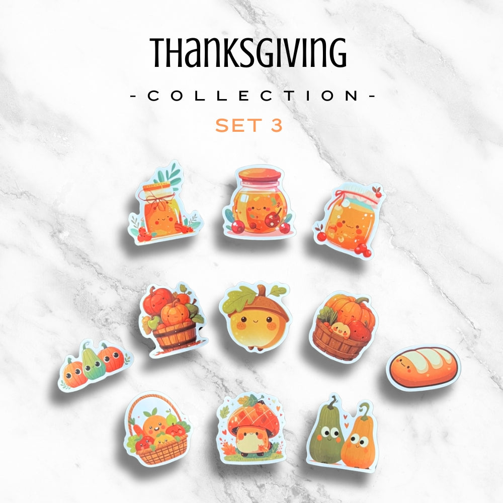 Sticker - Thanksgiving Collection (Set 3)