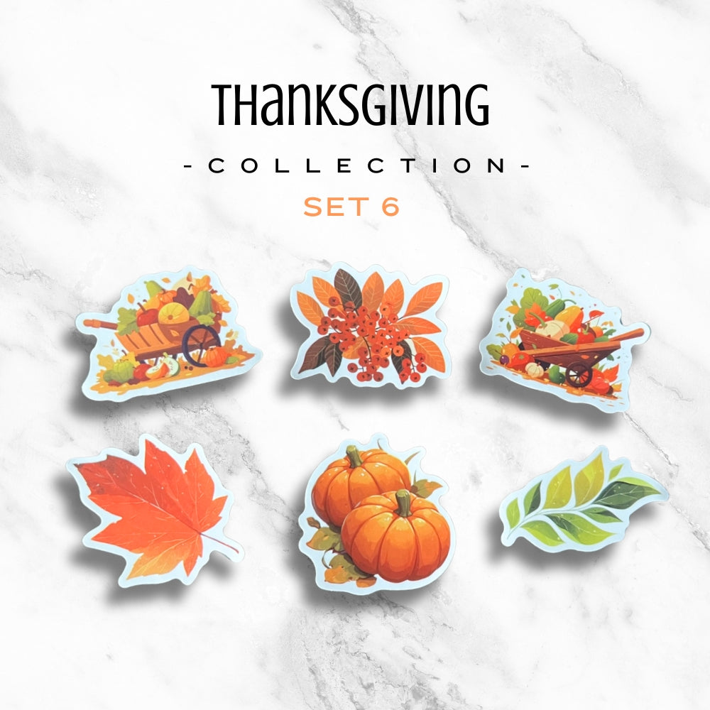 Sticker - Thanksgiving Collection (Set 6)