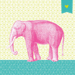 Lunch Napkin - PINK Elephant