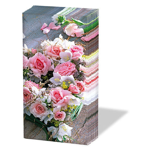 Pocket Tissue - Heart Of Roses