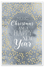 Greeting Card (Christmas) - Christmas Night Sky with Stars