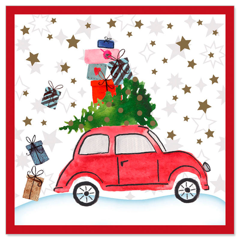 MINI Greeting Card (Christmas) - Driving Home for Christmas