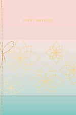 Greeting Card (Birthday) - Zen Flower Birthday