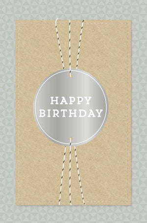 Greeting Card (Birthday) - 3D Happy Birthday on String
