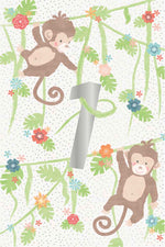 Greeting Card (Baby) - Baby Monkeys ONE